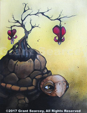 Bleeding Hearts Lady Turtle