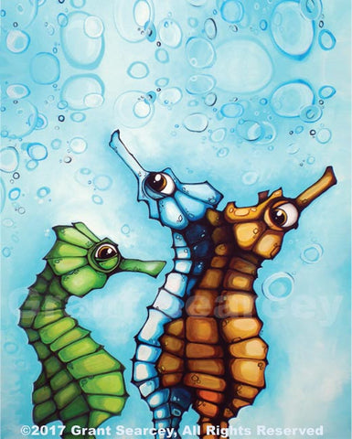 Three of a Kind - Sea Horses