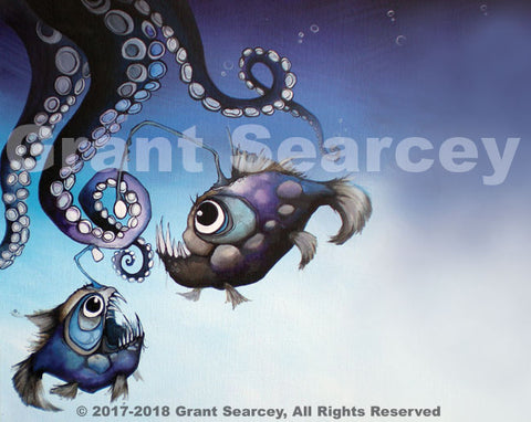 Anglers with Octopus