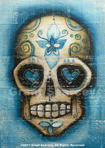 Blue Lotus Sugar Skull