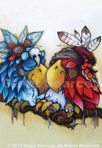 Tribal Lovebirds