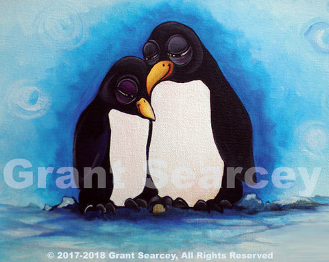 Cool Love Penguins