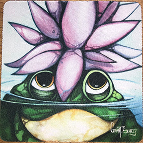 Lotus King Frog Coaster