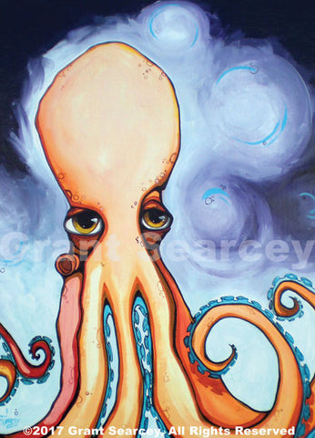 Orange Watery Eyes Octopus